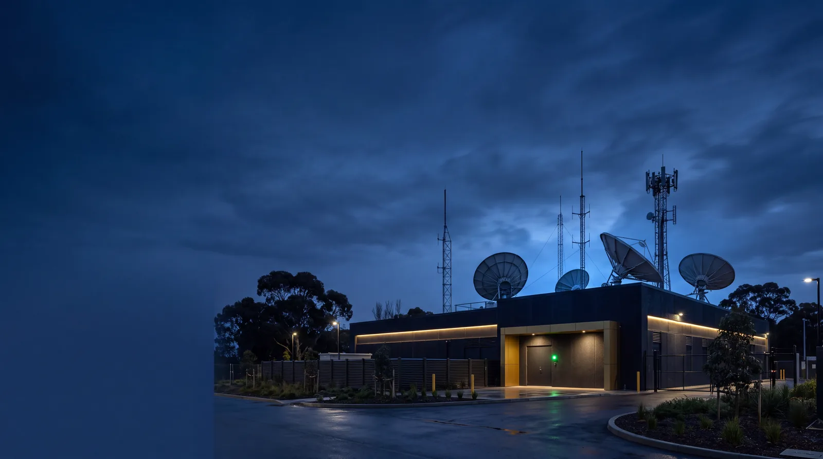 Sovereign secure communications facility exterior