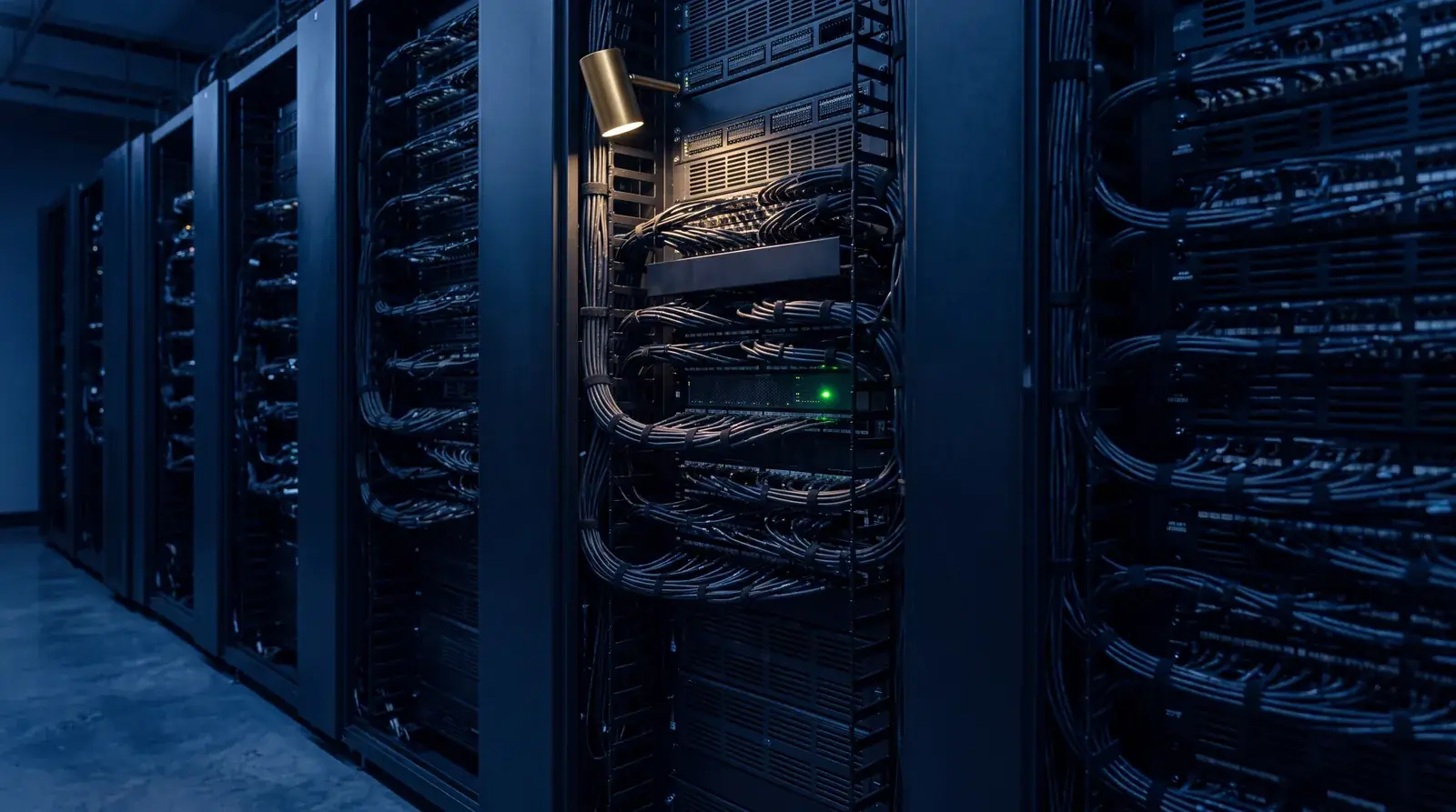 Hardened equipment room with redundant cabling
