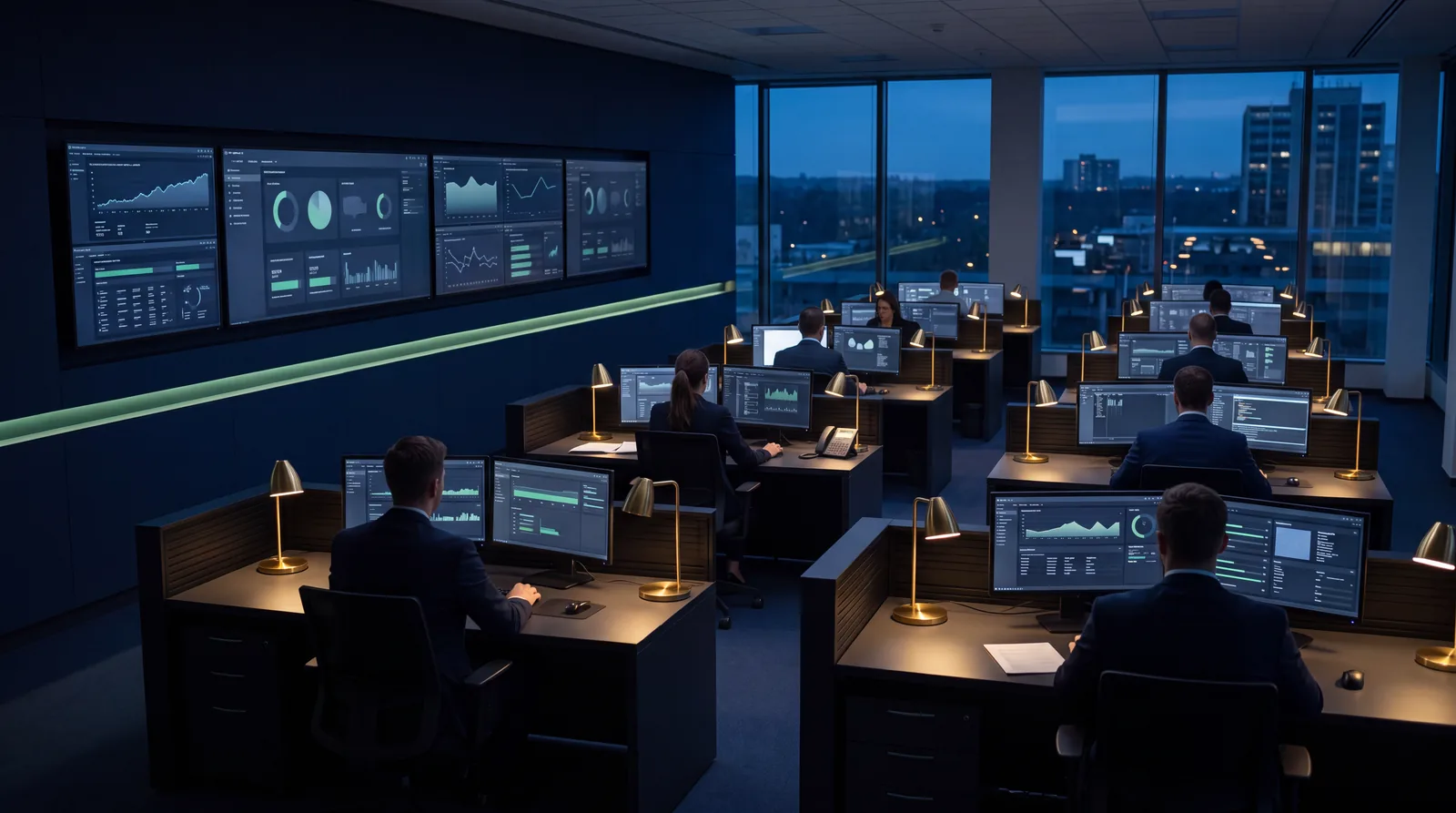 Public-sector service operations floor